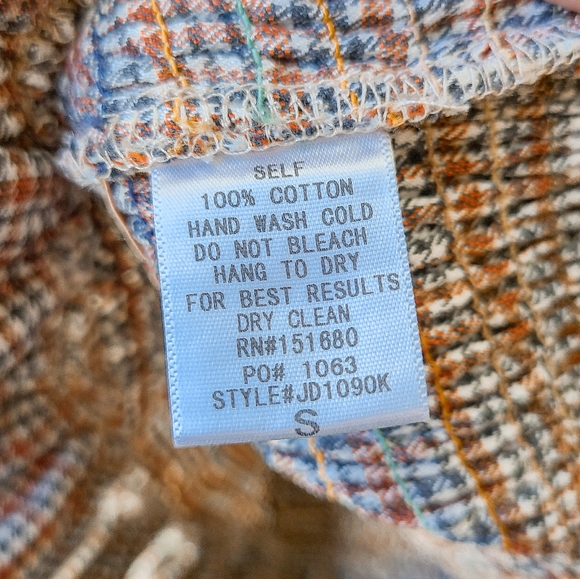 Storia Smocked Sheath Multi Colored Checker Pattern Ruffle Hem Mini Dress - Picture 7 of 7